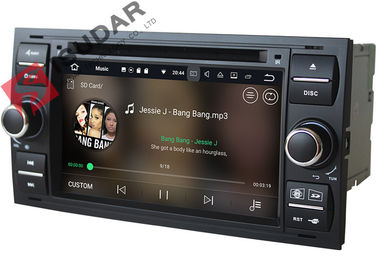 Black Panel Ford Transit Dvd Player , Ford Fusion Dvd Player With Screen Mirroring Function