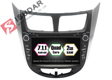 Lettore DVD a 7 pollici dell'automobile di Android di baccano 2 di Rockchip PX3 per Hyundai Verna/accento/Solaris