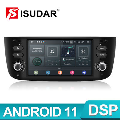 1 autoradio di controllo di voce di Android 11 di baccano 4G per Fiat Punto grande Evo